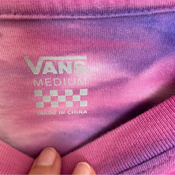 Vans Off the Wall Tie Dye Long Sleeve Tee - Medium EUC - Picture 7 of 8